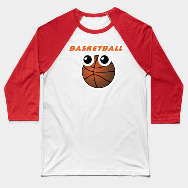 Basketball Baseball T-Shirt by emojiawesome